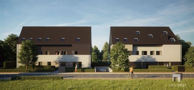 Gelijkvloers appartement (0.6) met 2 slaapkamers en tuin met terras